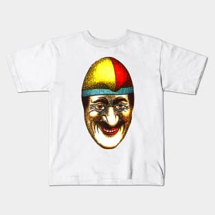 Clean Face Clown Mask Kids T-Shirt